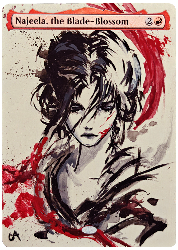 Najeela, the Blade-Blossom – Ink
