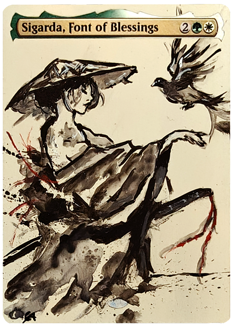 Sigarda, Font of Blessings – Ink
